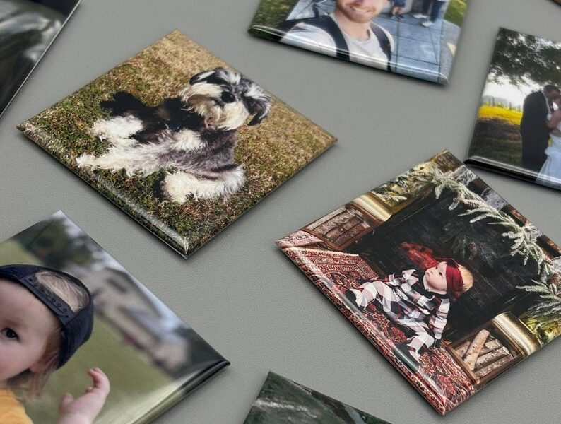 9 Pack - Handcrafted Photo Magnets